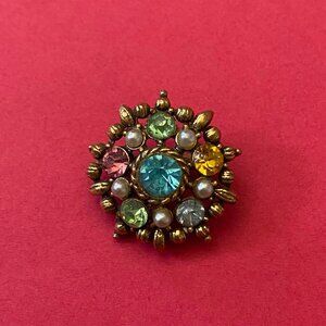 Small rhinestone brooch